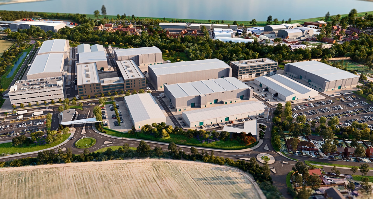 Shepperton South Studios for Pinewood Group Severfield Annual Report 2023